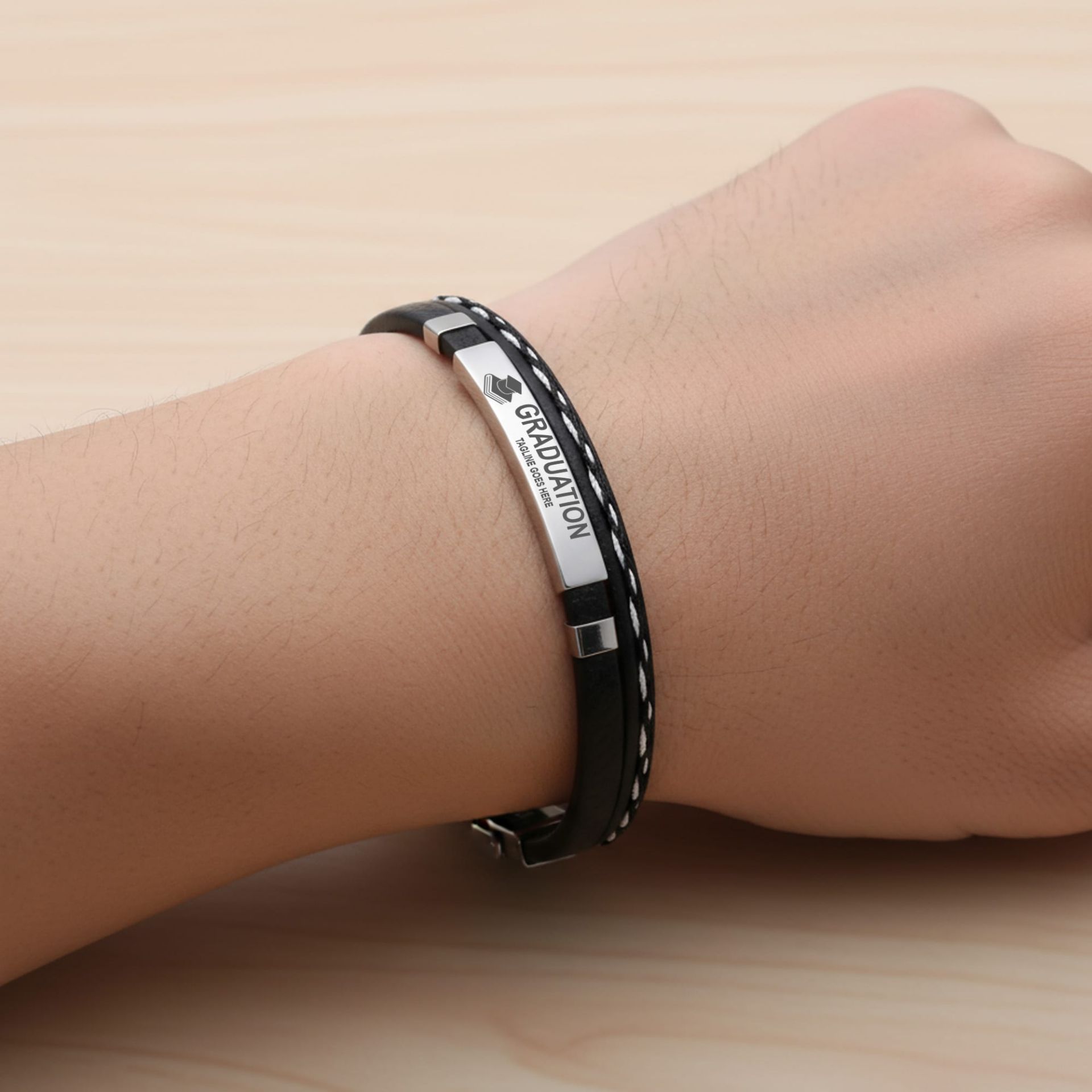 Picture of Personalized Leather Bracelet