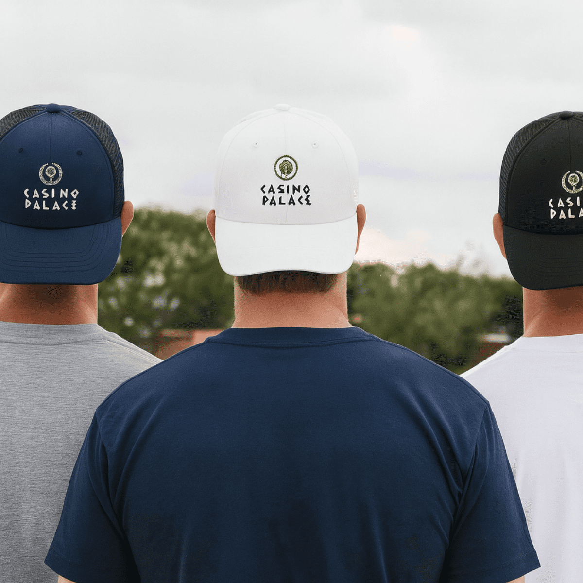 Picture of Promo Poly-Cotton 6 Panel Velcro Strap Baseball Cap