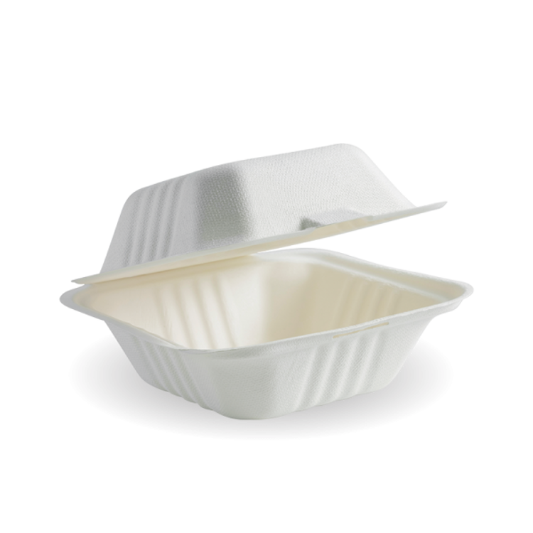 Picture of BioPak BioCane Clamshells - White