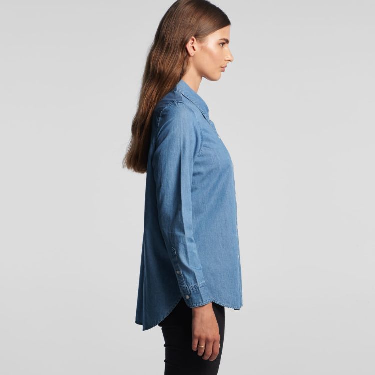Picture of Wo's Blue Denim Shirt