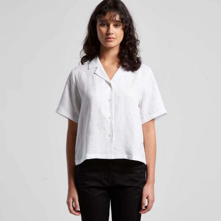 Picture of Wo's Linen S/S Shirt