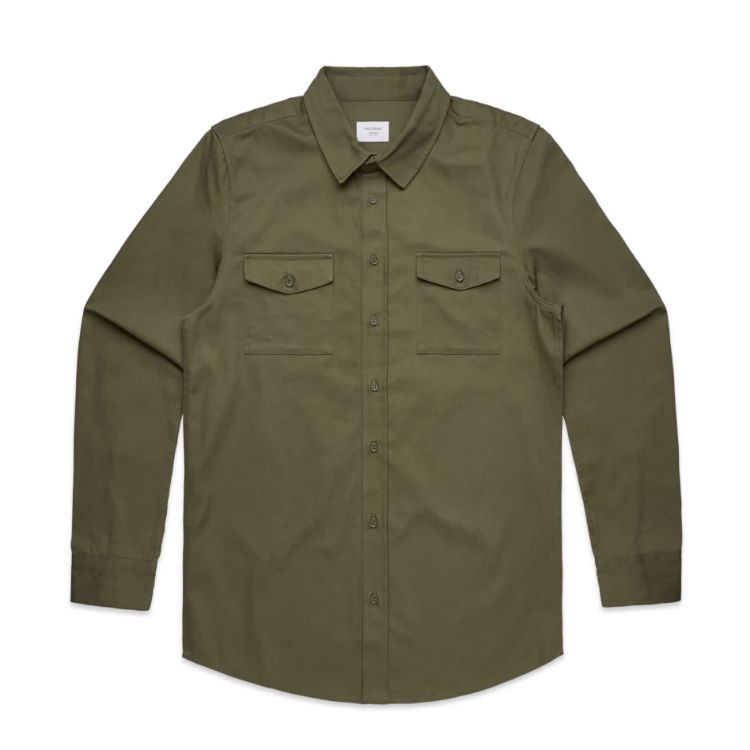 Picture of Mens Military Shirt