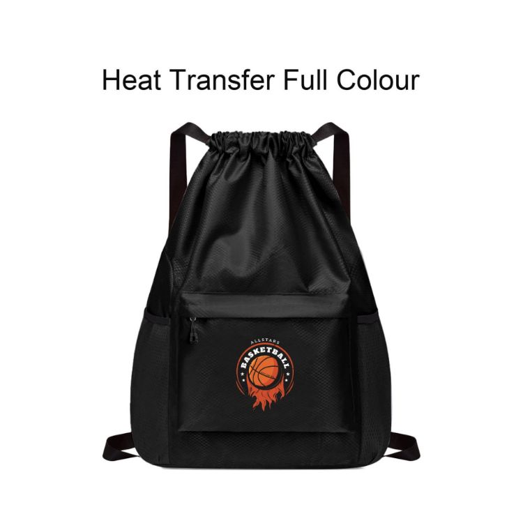 Picture of Multi-Pocket Drawstring Backpack