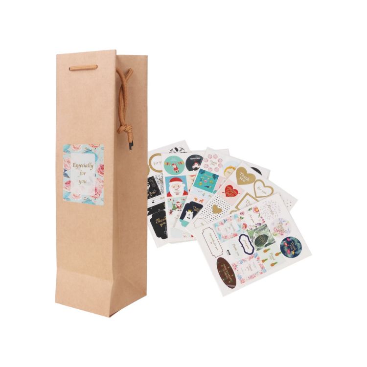 Picture of Wine Bottle Paper Bag(100x360x100mm)