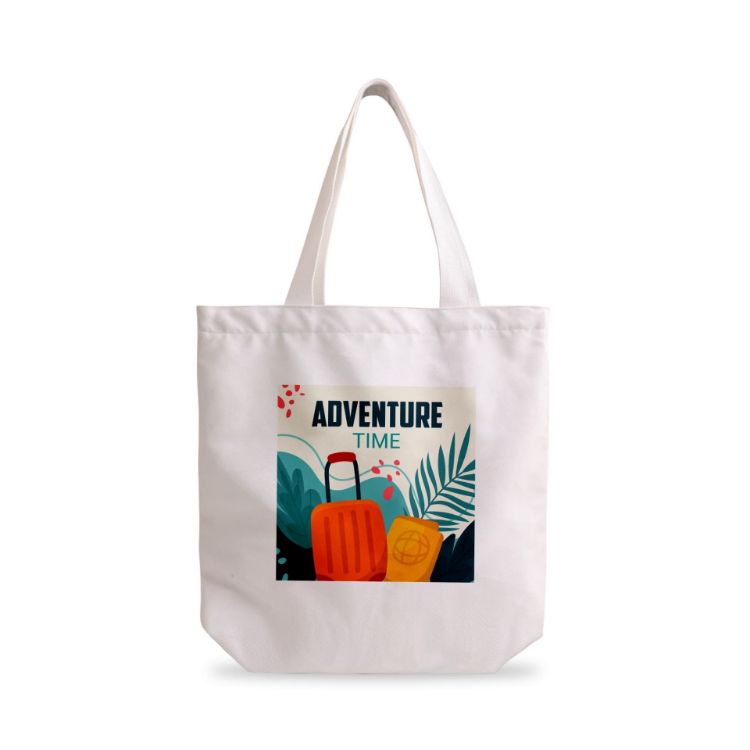 Picture of Velvet Tote Bag-Full colour both side