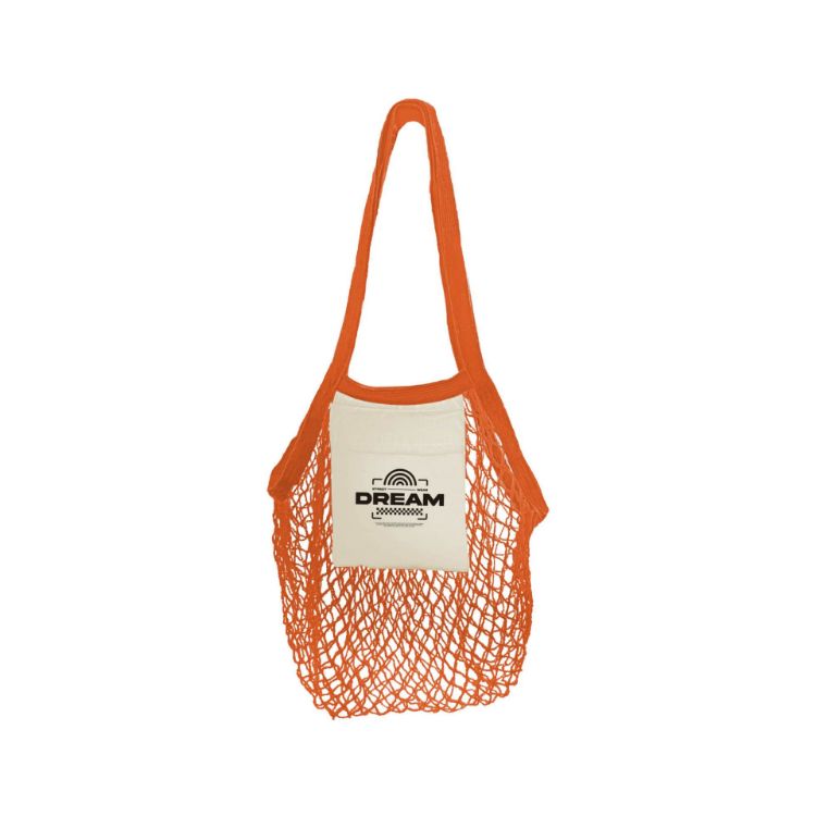 Picture of Mesh Foldaway Cotton Tote bag