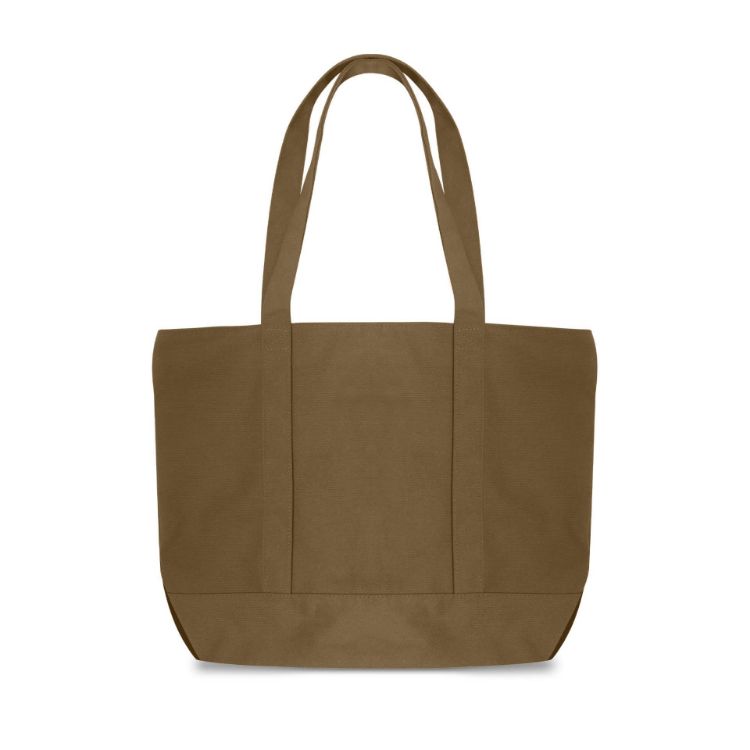 Picture of Canvas Zippered Tote Shoulder Bag