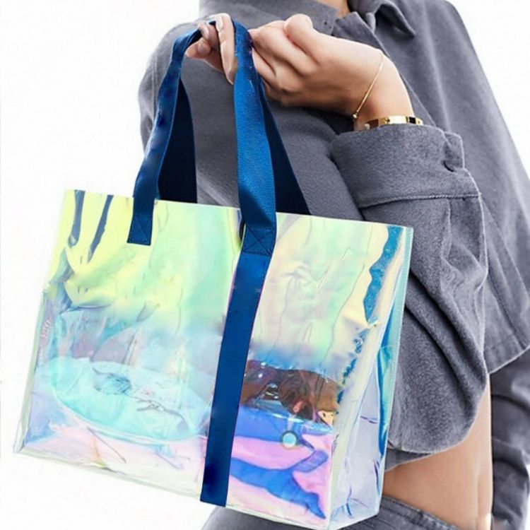 Picture of Colorful Transparent PVC Tote Bag