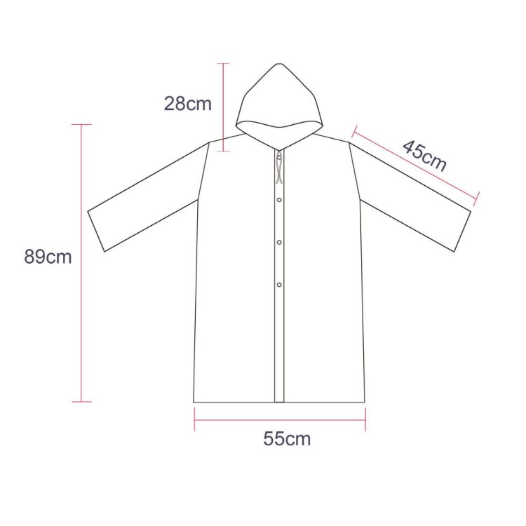 Picture of Kids EVA Reusable Raincoat