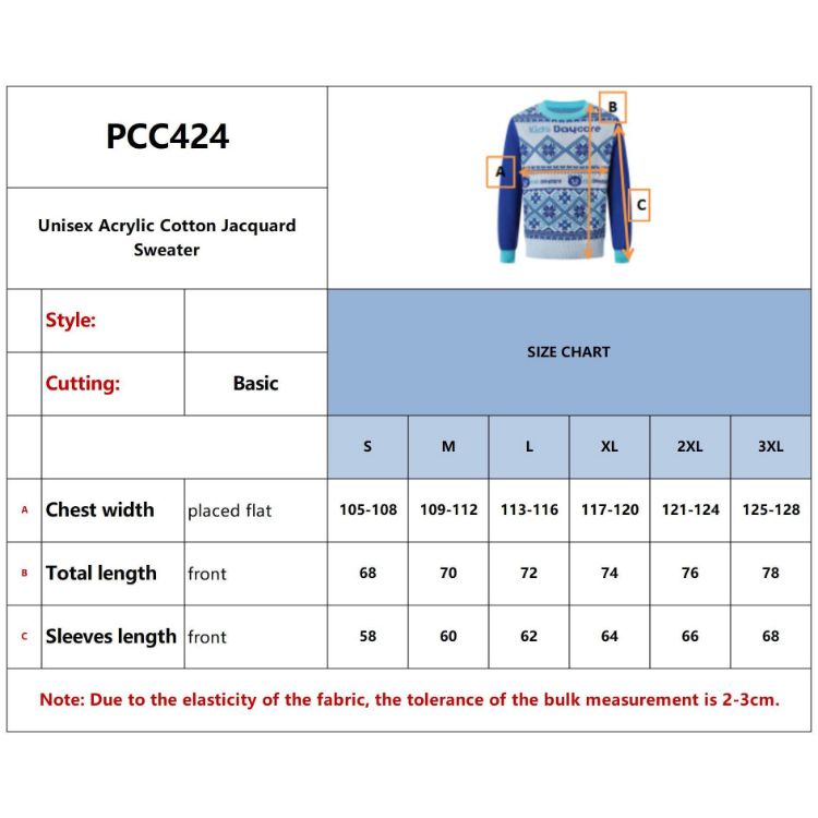 Picture of Unisex Acrylic Cotton Jacquard Sweater