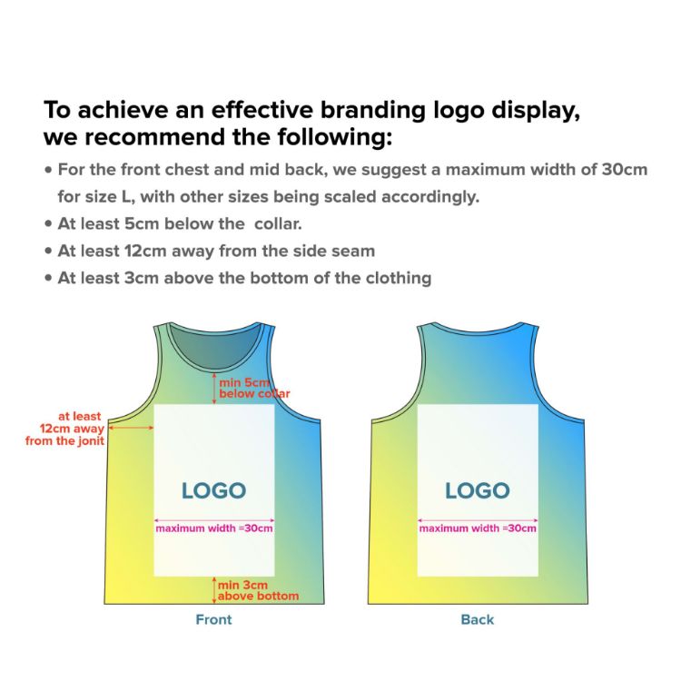 Picture of 100% Polyester Sublimated Singlet