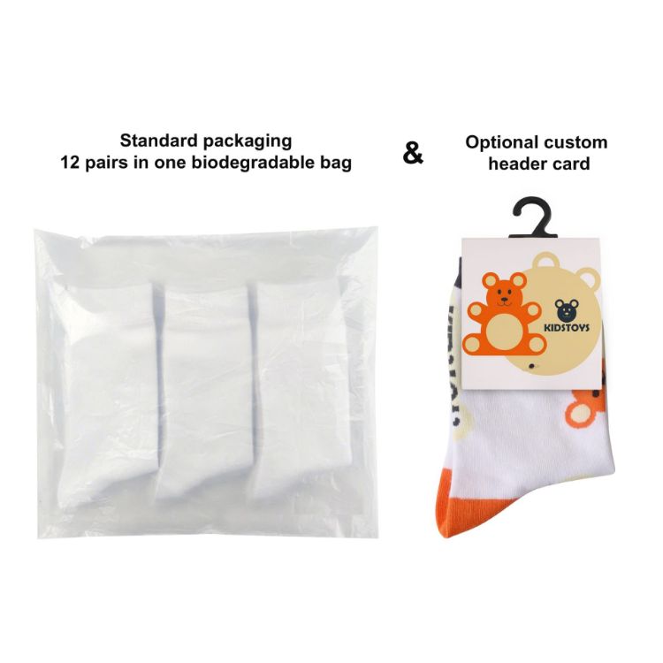 Picture of Crew Kids Custom Pattern Woven Socks