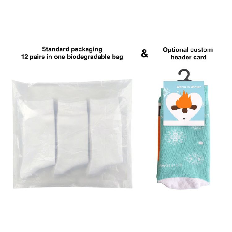 Picture of Crew Thermal Custom Pattern Socks