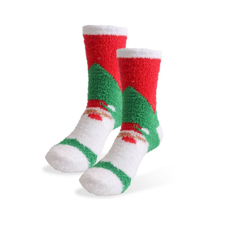 Picture of Crew Custom Pattern Coral Fleece Socks