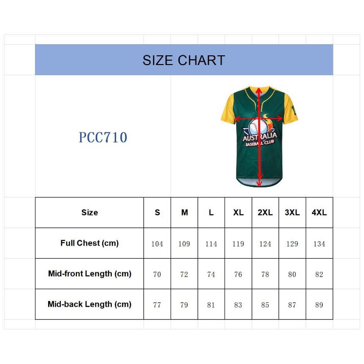 Picture of Men's 100% Polyester Sublimated 2-Button Baseball Jersey
