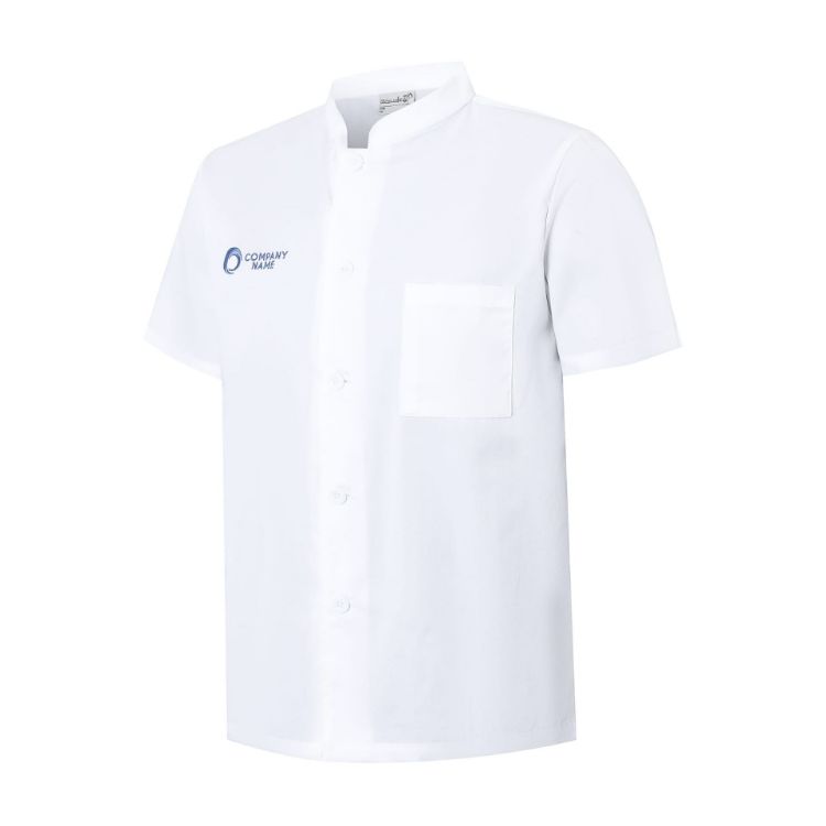 Picture of Classic Short Sleeves Single Breasted Chef Jacket