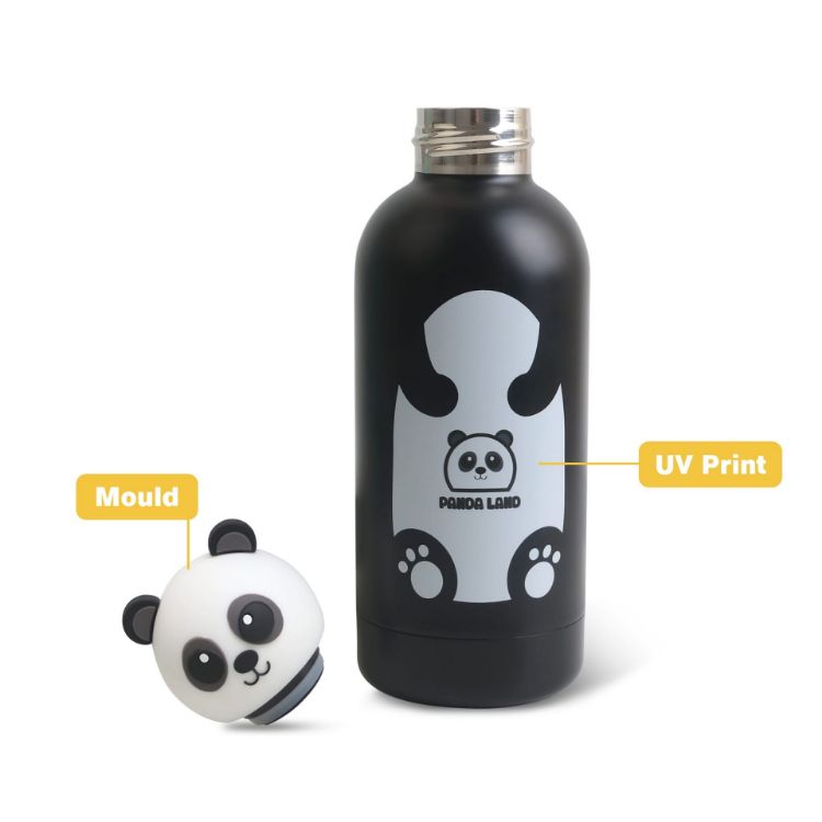 Picture of Double Wall Vacuum Bottle with Animal Head