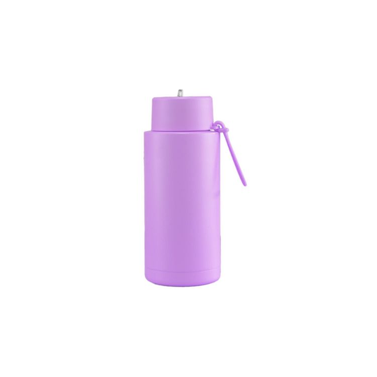 Picture of 1L Stainless Steel Bottle with Straw Lid