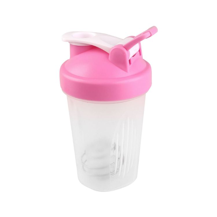 Picture of BPA Free Fitness Shaker Bottle with Loop 400ml