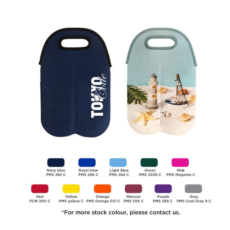 Picture of Neoprene Double Beer Bottle Carrier