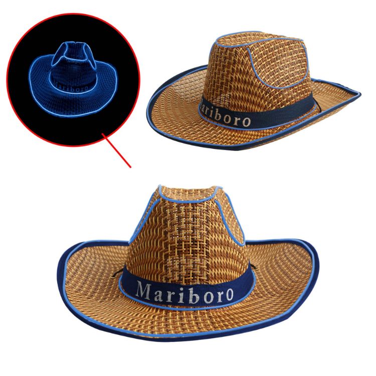 Picture of Light Up Straw Hats