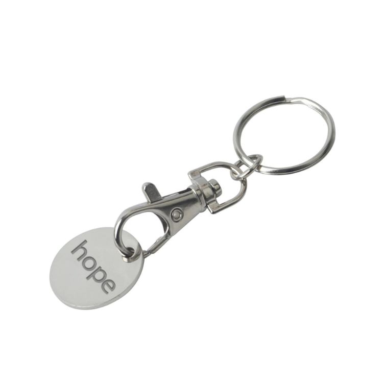 Picture of Enamel Trolley Coin Keyring