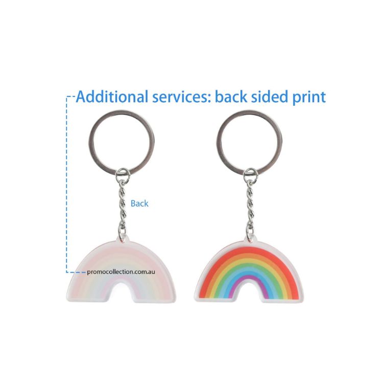 Picture of Custom Shape Acrylic Keyring