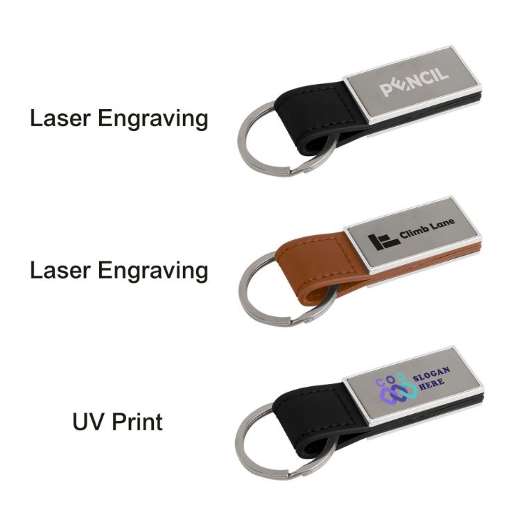 Picture of PU Leather Metal Keyring C