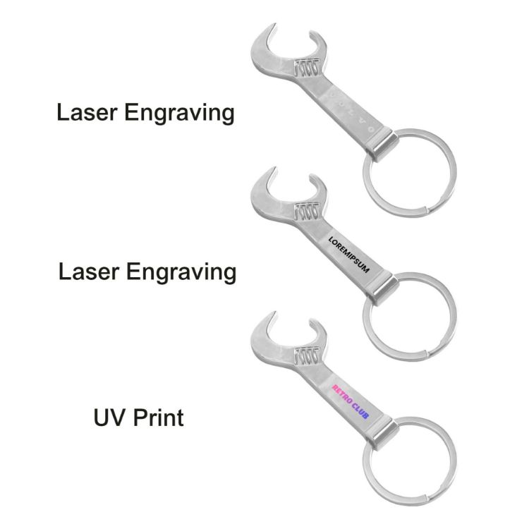 Picture of Wrench Metal Keyring Bottle Opener