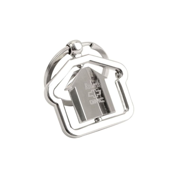 Picture of Spinning House Metal Keyring