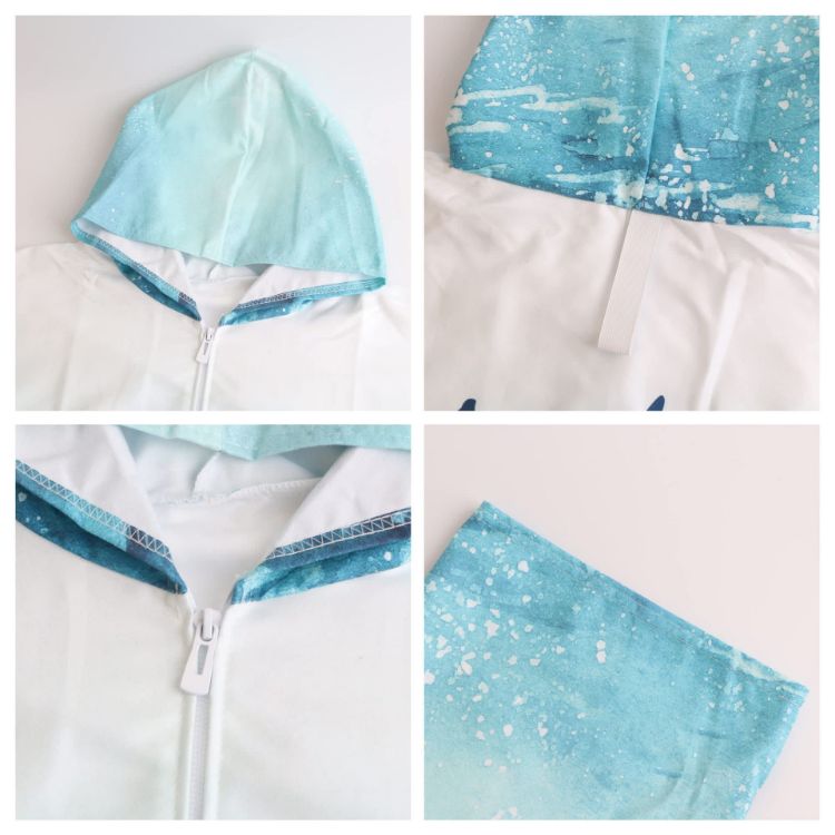 Picture of 100% Microfibre Sublimation Hooded Change Towel with Zip