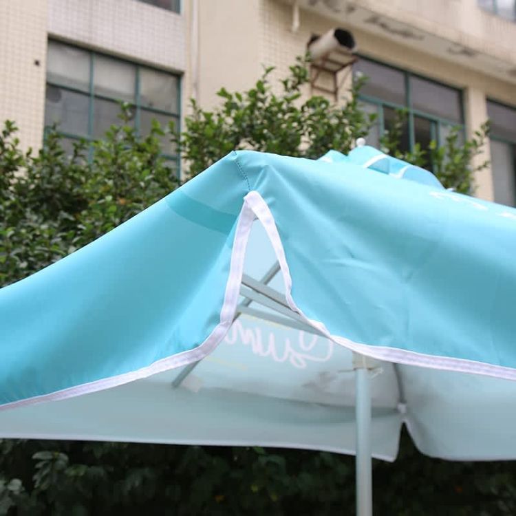 Picture of 2x2m Square Sublimation Patio Umbrellas With Valances