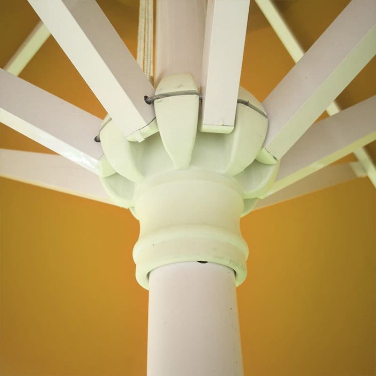 Picture of 3x3m Round Sublimation Market Umbrellas With Valances