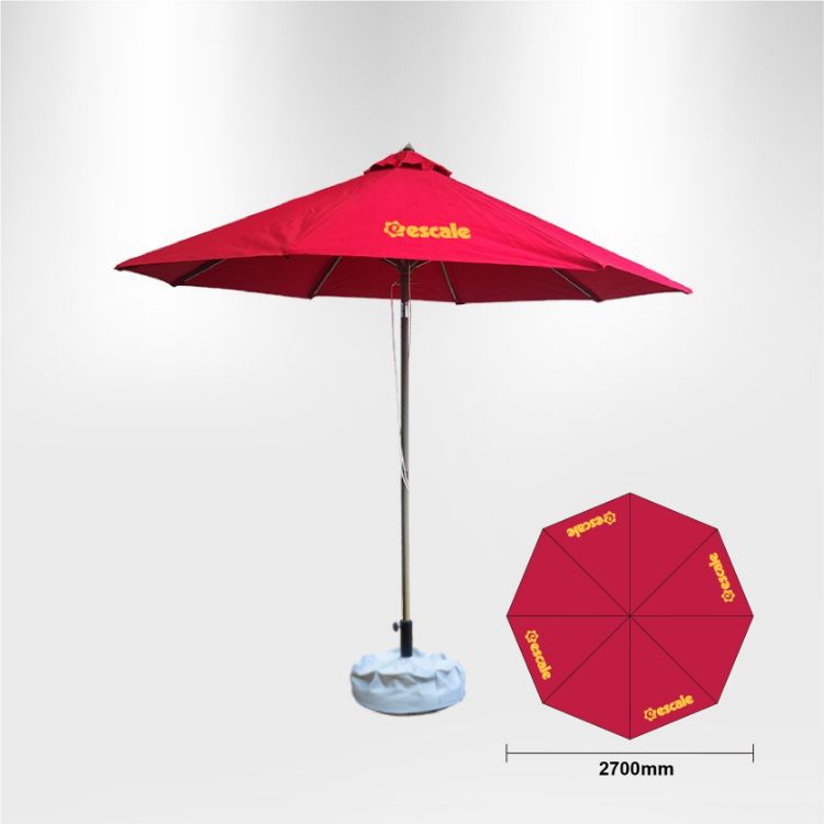 Picture of 2.7x2.7m Tilting Stock Colour Commercial Market Umbrella