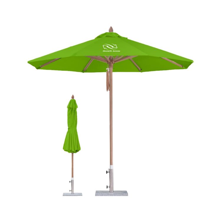 Picture of 4x4m Wind-resistant Octagon Stock Colour Outdoor Umbrella
