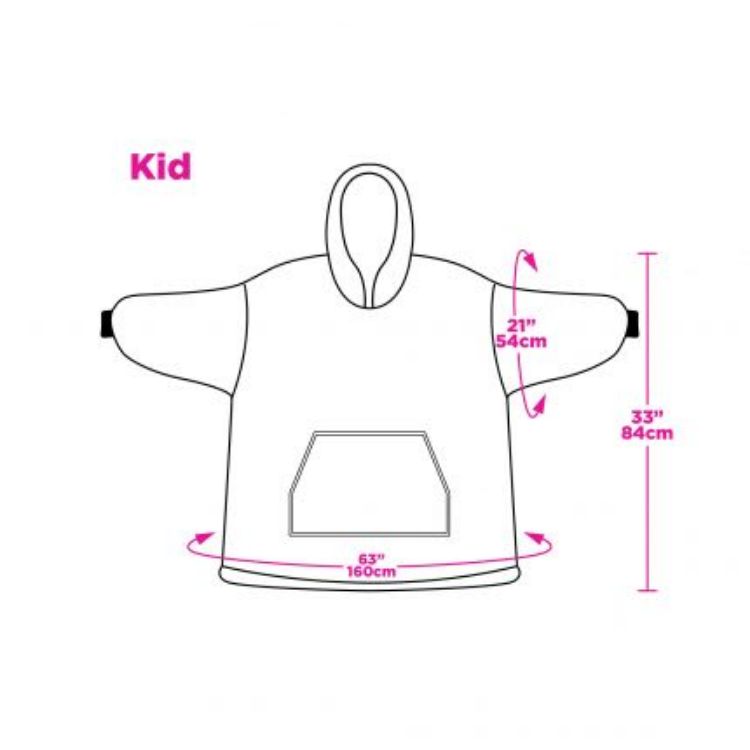 Picture of Kids' premium 100% Polyester Sublimated Wearable Blanket