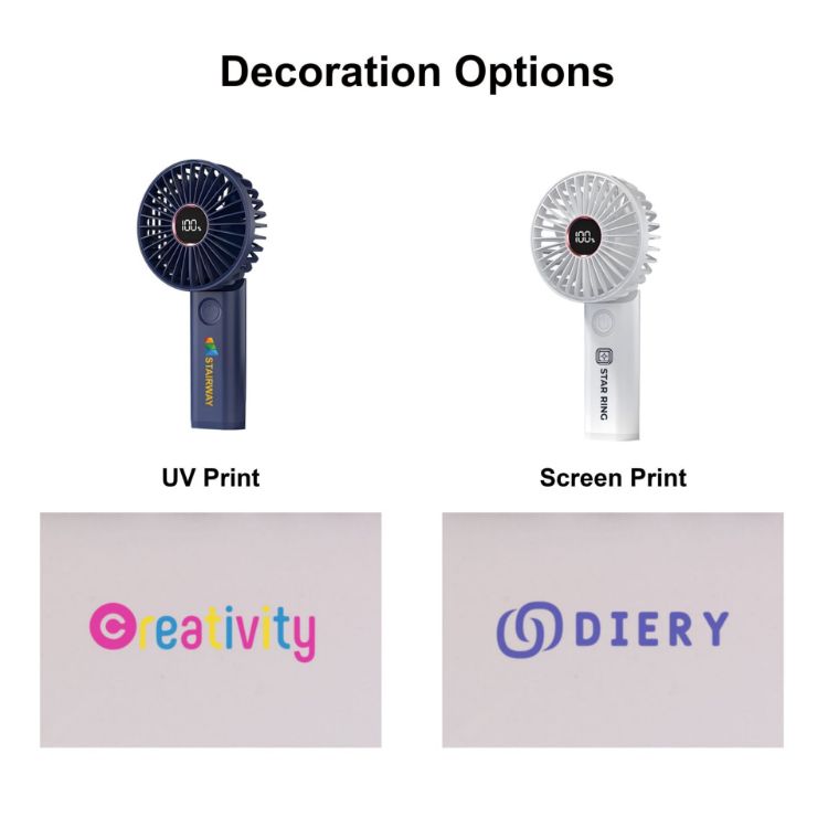 Picture of Handheld Power Bank Folding Fan