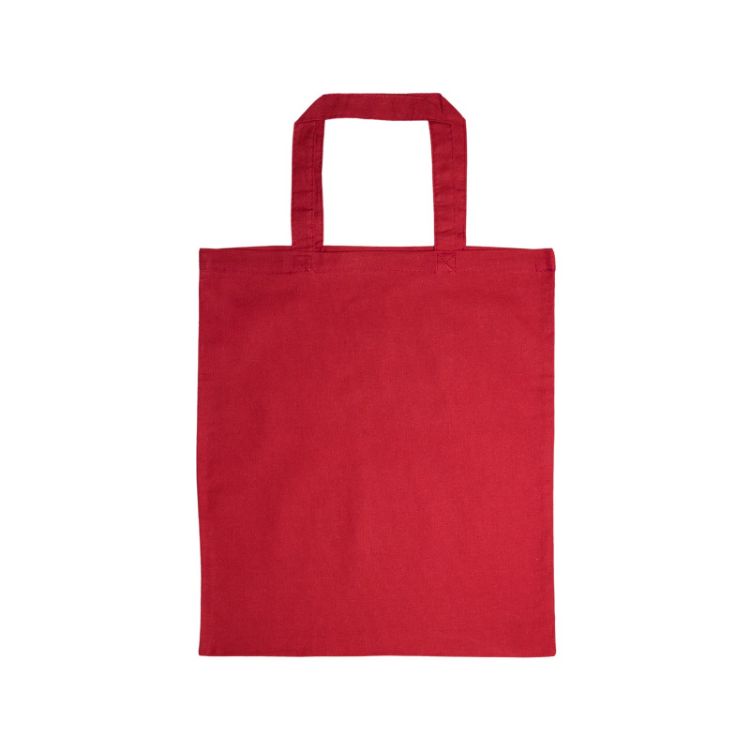 Picture of Coloured Cotton Short Handle Tote Bag