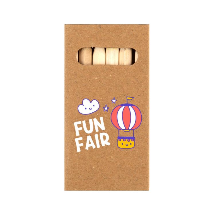 Picture of Colouring Long Handle Cotton Bag & Pencils