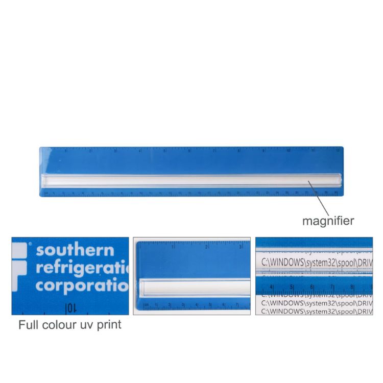 Picture of Dual Scale 30CM Magnifying Ruler