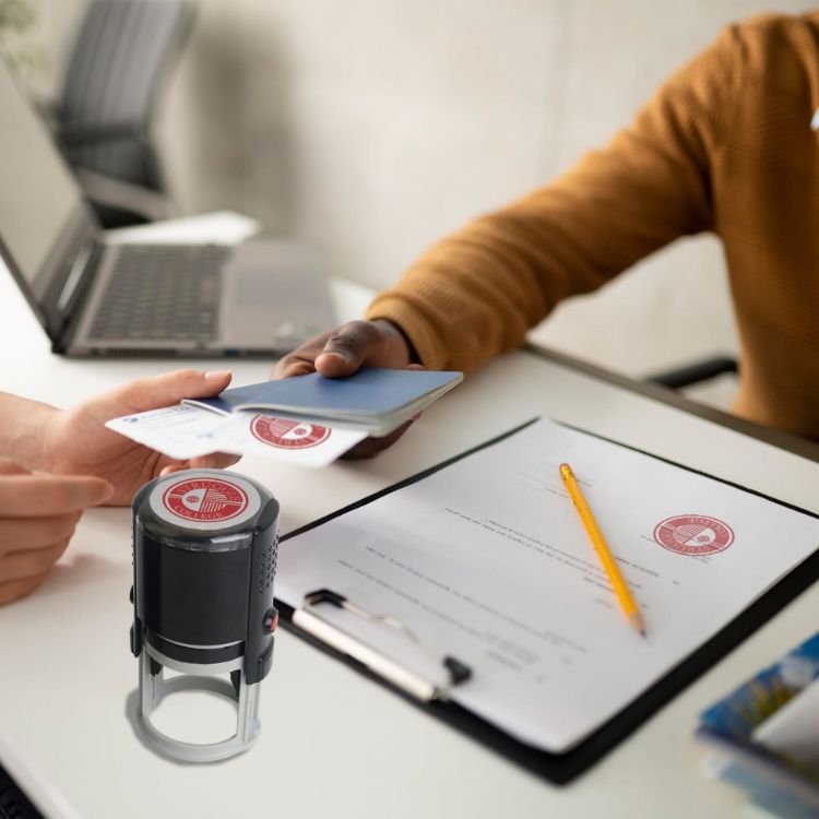 Picture of Custom Self-Inking Stamp