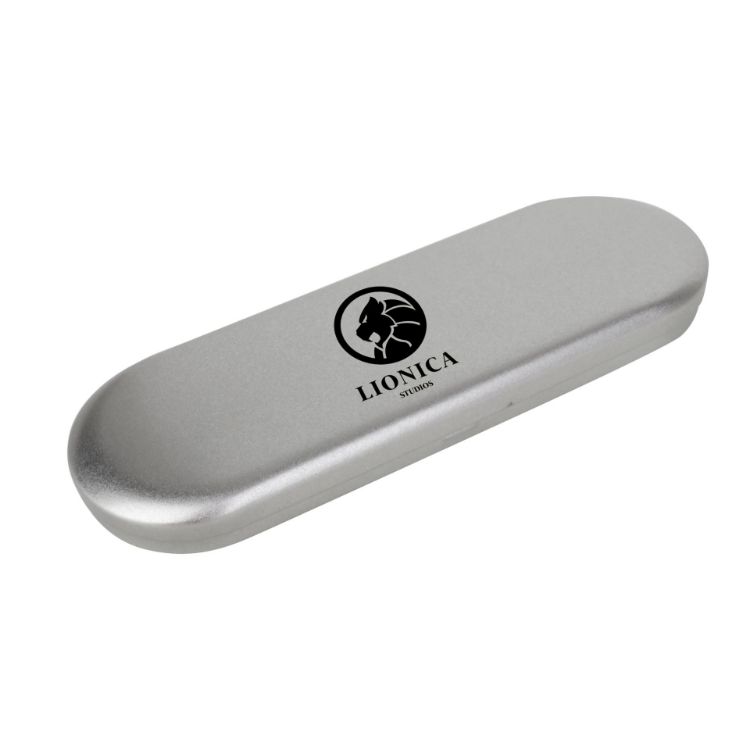 Picture of Silver Tin with Black Foam Insert (175 x 55 x18mm)