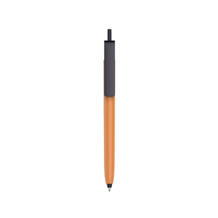 Picture of Push Button Pen - Colour Barrel with Black Cap