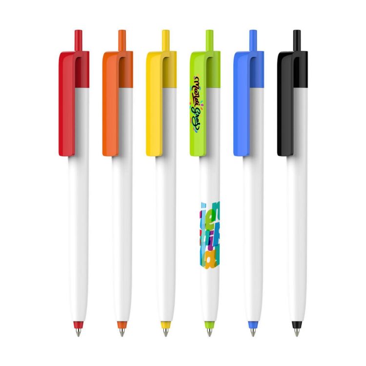 Picture of Push Button Pen - Creamy White Barrel