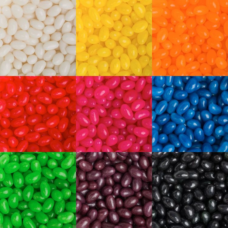 Picture of Corporate Colour Jelly Beans in 50g Box