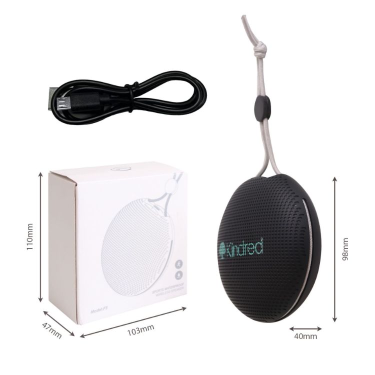 Picture of Portable Waterproof Bluetooth Speaker with Microphone