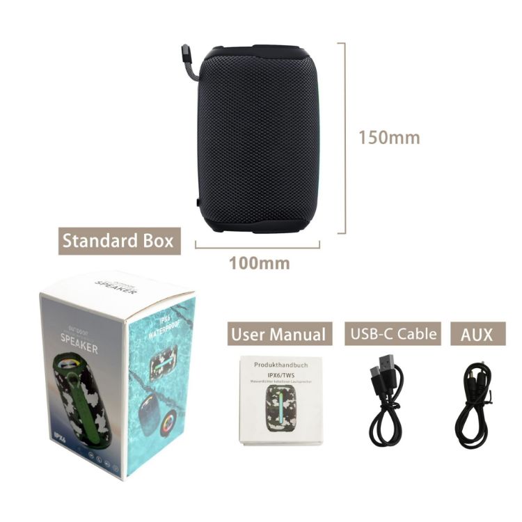 Picture of 12W Outdoor Waterproof Bluetooth Speaker