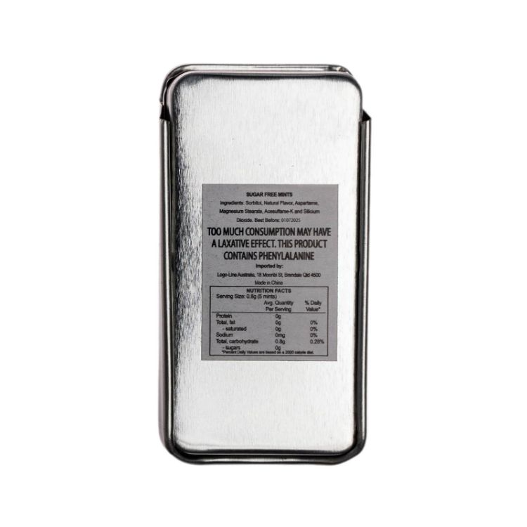 Picture of Sugar Free Breath Mints in Slider Tin