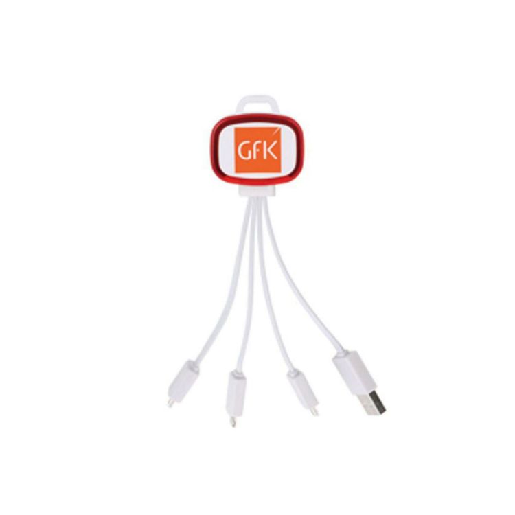 Picture of LED Charging Cable with Multiple Connectors