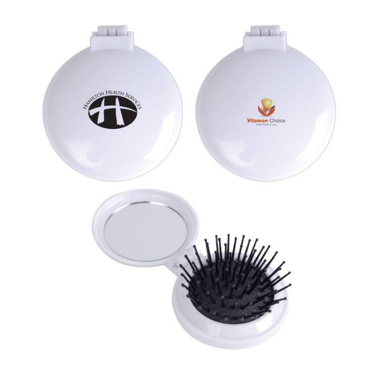 Picture of Compact Pop Up Brush / Mirror Set